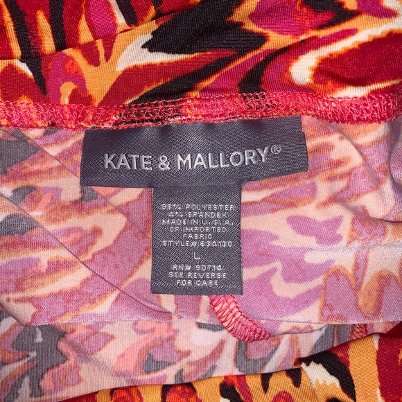 Kate & Mallory wide leg y2k boho palazzo pants size L - Picture 4 of 4